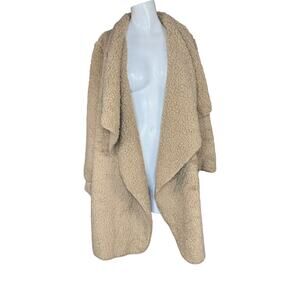 Bumblebella by JIll Martin Sherpa Cascading Cardigan Prosecco Medium Petite